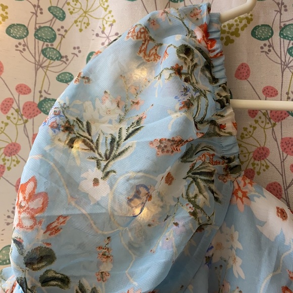 milkmaid midi floral dress - Picture 7 of 10